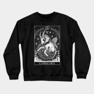 Zodiac sign tarot card Capricorn Crewneck Sweatshirt